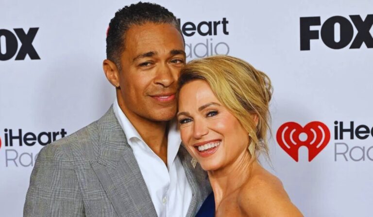 Amy Robach and T.J. Holmes Accused of Faking Romance to Save Face
