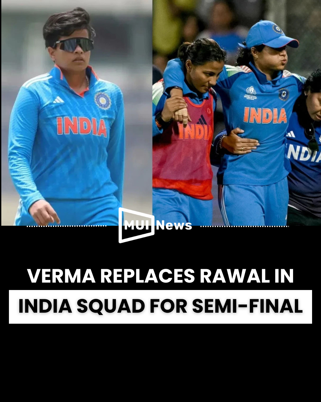 Verma replaces Rawal in India squad for semi-final