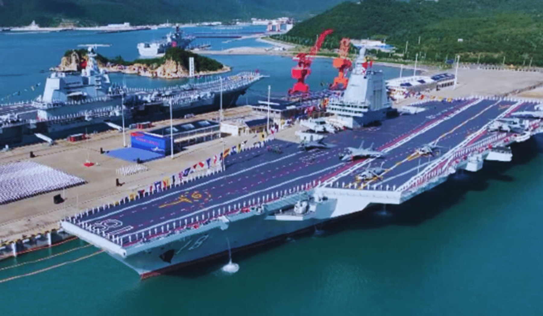 China's Fujian Carrier Launch in US Naval Race