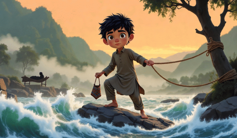 Subhan: The Little Boy Who Crossed the Raging River to Save Bibi Amina