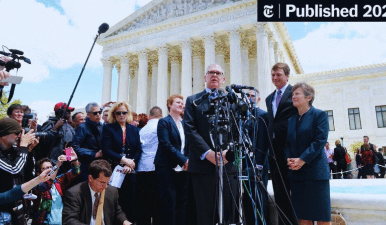 The U.S. Supreme Court meets today to consider a longshot appeal to reverse the 2015 same-sex marriage ruling. Learn about Kim Davis's challenge and what it means for LGBTQ+ rights nationwide.