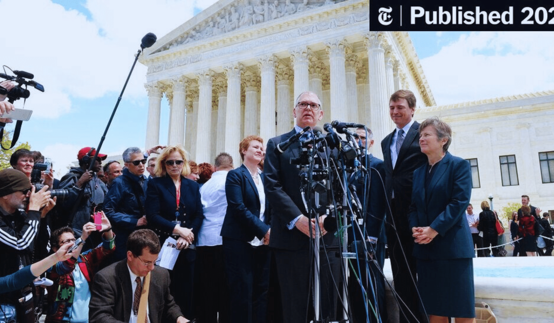 The U.S. Supreme Court meets today to consider a longshot appeal to reverse the 2015 same-sex marriage ruling. Learn about Kim Davis's challenge and what it means for LGBTQ+ rights nationwide.